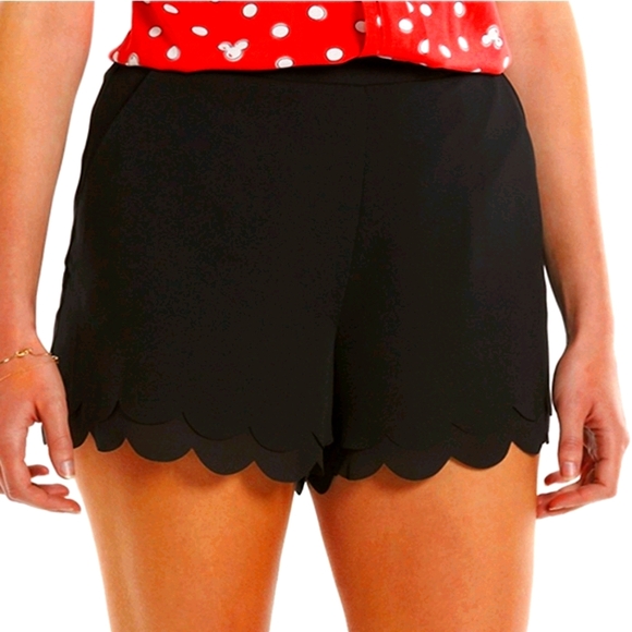 LC Lauren Conrad Pants - LC Lauren Conrad scalloped edge dress shorts